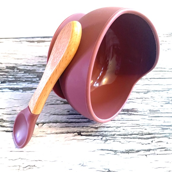 NEW🥣Baby Silicone tableware set bowl & Spoon,100% Food-Grade silicone. - Picture 6 of 6